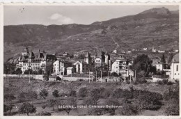 CPSM - SUISSE - SIERRE - HOTEL CHATEAU DE BELLEVUE - Bellevue