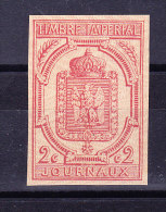 1868 - Timbre Impérial Pour Journaux - Réimpression  Ceres 3d - Kranten