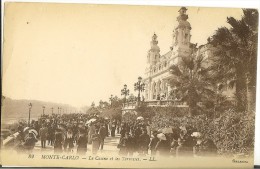 Monte Carlo Le Casino Et Les Terrasses Bon Etat 2 Petites Déchirures Milieu Droit - Terraces