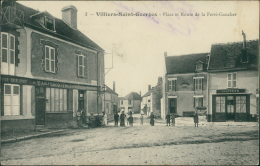 77  VILLIERS SAINT GEORGES / Place Et Route De La Ferté Gaucher / - Villiers Saint Georges