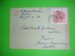 Hungary,letter To Abroad,stationery Cover,sport Soccer Football Stamp,olympic Games - Cartas & Documentos