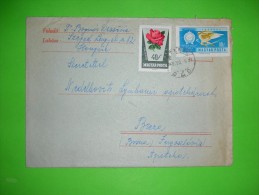 Hungary,letter To Abroad,philatelistic Stamps,stationery Cover - Brieven En Documenten