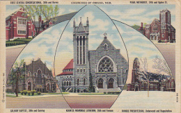 Nebraska Omaha Churches Of Omaha Curteich - Omaha