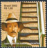 BRAZIL #2851b  -  ALBERT SANTOS DUMONT -  2002 - Unused Stamps
