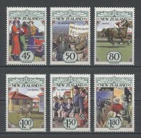 Nlle ZELANDE 1993 N° 1217/1222 ** Neufs = MNH Superbes Cote 13 €  Femmes Mode Chevaux Cricket Cinéma Horses Women - Unused Stamps