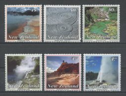 Nlle ZELANDE 1993 N° 1228/1233 ** Neufs = MNH Superbes Cote 12,50 € Sites Thermalisme Geyser Piscine Landscapes - Unused Stamps