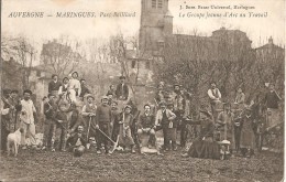 63 - MARINGUES,  LE GROUPE JEANNE D'ARC AU TRAVAIL - PARC BAILLIARD - ECRITE - Maringues