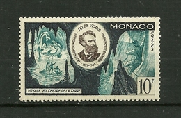 MONACO   1955  N°433  " 50 ème Anniv. Mort De J.Verne  (voyage Au Centre De La Terre ) "       NEUF - Unused Stamps