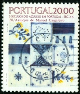 PORTOGALLO, PORTUGAL, MAIOLICA PORTOGHESE, 1985, FRANCOBOLLO USATO, Scott 1620, YT 1650, Afi 1743 - Usado