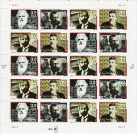 USA 1996 Scientists Pane Of 20  $ 6.40 MNH SC 3061-3064sp YV BF-2476-2479 MI SH2695-98 SG MS3173-76 - Ganze Bögen