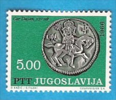 1966  1191-96  JUGOSLAVIJA JUGOSLAWIEN  SILBERMUENZEN MITTELALTER  MNH - Unused Stamps