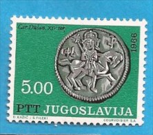 1966  1191-96  JUGOSLAVIJA JUGOSLAWIEN  SILBERMUENZEN MITTELALTER  MNH - Unused Stamps