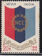 India MNH 1973,  NCC. National, Cadet Corps. - Ongebruikt