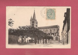 * CPA..( Dépt 77 )..BRIE  COMTE ROBERT :  Eglise , Façade Nord   :  Voir Les 2 Scans - Brie Comte Robert