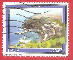 ITALIA REPUBBLICA USATO - 2012 - Turismo - Ustica - € 0,60 - S. 3334 - 2011-20: Afgestempeld