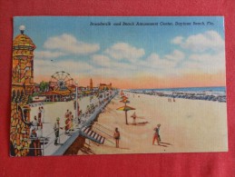 FL - Florida> Daytona  Beach- Boardwalk & Amusement Center 1953 Cancel    Ref-1336 - Daytona