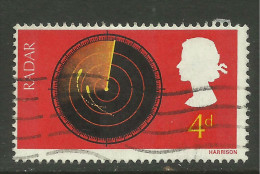 GB 1967 QE2 4d Inventions ERROR Frame Shift Left & Up SG 752.. (1420 ) - Variedades, Errores & Curiosidades