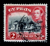 CYPRUS - 1942 2 PIASTRES DEFINITIVE USED SG 155b - Cyprus (...-1960)