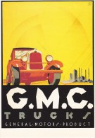 Scan5 : Général Motors Product - G.M.C. Trucks  1928/29 (repro Affiche Années 1980) - Vrachtwagens En LGV