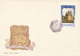I5080 - Romania (1967) Cyrtea De Arges: FDC - Abbeys & Monasteries