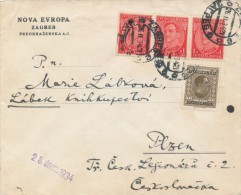 I5126 - Yugoslavia (1934) Zagreb 6 - Briefe U. Dokumente