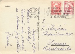 I5182 - Yugoslavia (1955) Zagreb 2 - Briefe U. Dokumente