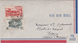 SPM - 1948 - ENVELOPPE Par AVION Pour TORCY - Storia Postale