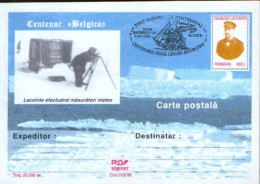 Romania, Stationery Postcard  1998- Centenary "Belgica",First Midwinter Centennial - Midwinter