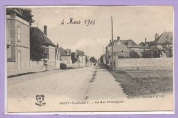 89 - SAINT CLEMENT --  La Rue Principale - Saint Clement