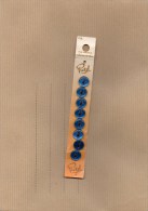 Bouton Pictel 8 X Boutons Couleur Bleu Marine - Buttons