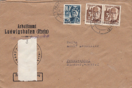 RHEINLAND PFALZ, STAMPS ON COVER, 1948, GERMANY - Rhine-Palatinate