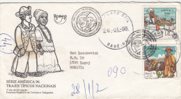 BRAZILIAN FOLKLORE COSTUMES, SPECIAL COVER, 1998, BRAZIL - Lettres & Documents