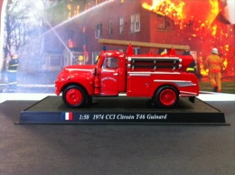 COLLEZIONE CARRI DEI POMPIERI - VIGILI DEL FUOCO DEL PRADO -Fire Engine 1974 CCI Citroen T46 Guinard Del Prado New & Sea - Altri & Non Classificati