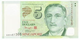 Billet, Singapour, 5 Dollars, 2005, NEUF - Singapour