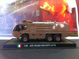 COLLEZIONE CARRI DEI POMPIERI - VIGILI DEL FUOCO DEL PRADO - ITALIA AIR CRASH DRAGON X6 TA SCALA 1:80 - Scale 1:87