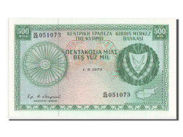 Billet, Chypre, 500 Mils, 1979, SPL+ - Cyprus