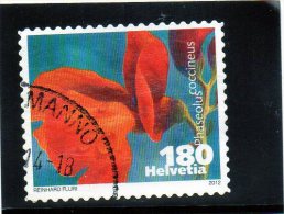 2012 Svizzera - Phaseolus Coccineus - Used Stamps