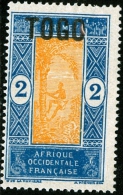 TOGO, MANDATO FRANCESE, FRENCH MANDATE, 1921, FRANCOBOLLO NUOVO (MNG), Mi 43, Scott 194, YT 102 - Nuevos