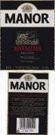 Etiquette De Vin Bouteille RIVESALTES MANOR (BACARDI-MARTINI) - Languedoc-Roussillon