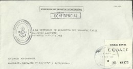 ARGENTINA CORREO OFICIAL NAVAL ARMADA EN FRANQUICIA ESCUADRILLA ANTISUBMARINA - Submarinos
