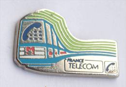 Pin's  France Télécom  - RAME DE METRO  - Zamac - Pichard - D699 - France Telecom