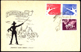 POLOGNE - N° 890/892 - ESCRIME - FDC Illustré Du 20/04/1957 - Fencing