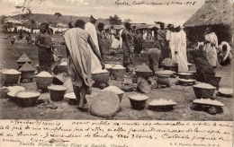 OUGANDA NUBIDN WOMEN SELLING FLOUR AT ENTEBBE CARTE PRECURSEUR - Ouganda