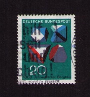 Timbre Oblitéré Allemagne, 1000 Jahre Harzer Bergbau, 20, 1968 - Autres & Non Classés