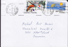 Spain C.C.P. Colon Barcelona 1998 Cover Letra ALBERTSLUND Denmark ATM / Frama Labels - Franchigia Postale