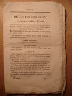 BULLETIN DES LOIS DU 9 JUILLET 1833 - LOI SUR L' EXPROPRIATION POUR CAUSE D´UTILITE PUBLIQUE - Décrets & Lois