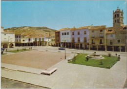 Dueñas ( Palencia ) Plaza De España - Sello 1974 ( 2 Scans ) - Palencia