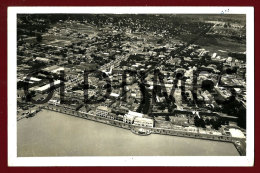 GUINE-BISSAU - VISTA AEREA - AVENIDA MARGINAL - 1950 REAL PHOTO PC - Guinea Bissau