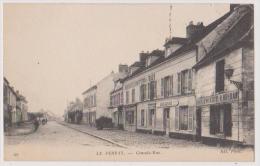 LE PERRAY : GRANDE RUE - BOULANGERIE - CONFECTIONS ET TOILES - 1918 - 2 SCANS - - Le Perray En Yvelines