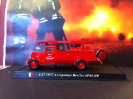 COLLEZIONE CARRI DEI POMPIERI - VIGILI DEL FUOCO DEL PRADO - FRANCIA 1937 AUTOPOMPE BERLIET AP80 HP SCALA 1:57 - Andere & Zonder Classificatie